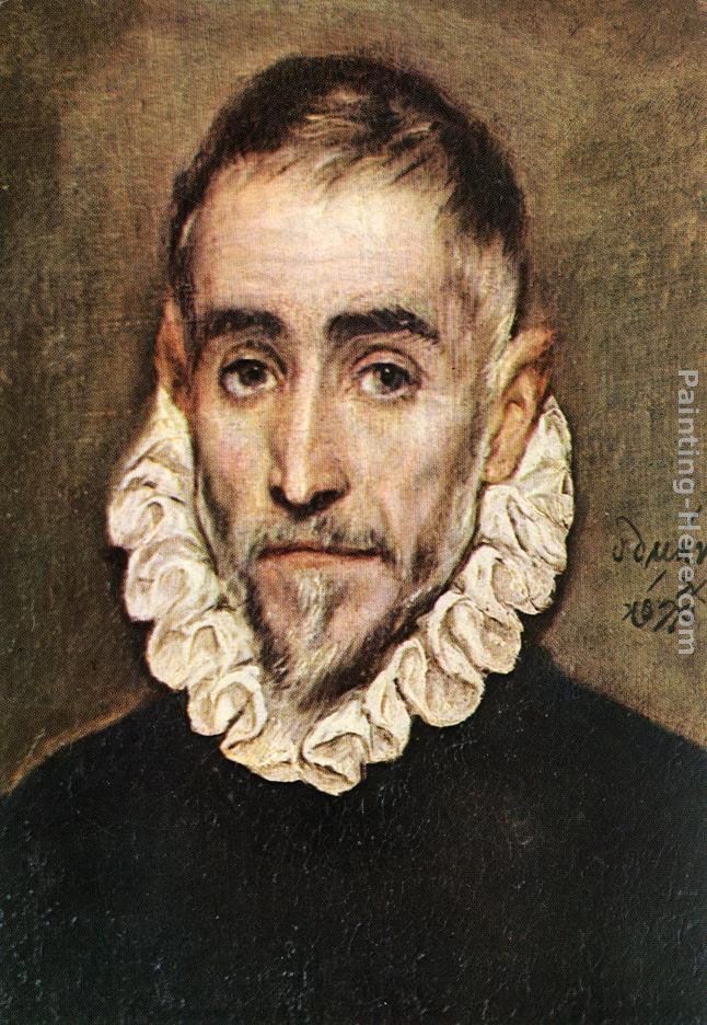 Portrait of an Elder Nobleman painting - El Greco Portrait of an Elder Nobleman art painting